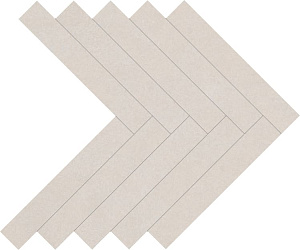 ELEMENTS DESIGN MOSAICO HERRINGBONE SILVER 34,5X42