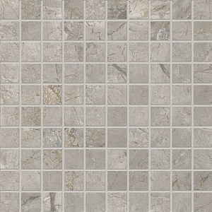 ELEMENTS LUX SILVER GREY MOSAICO T100 30X30 LAPPATO